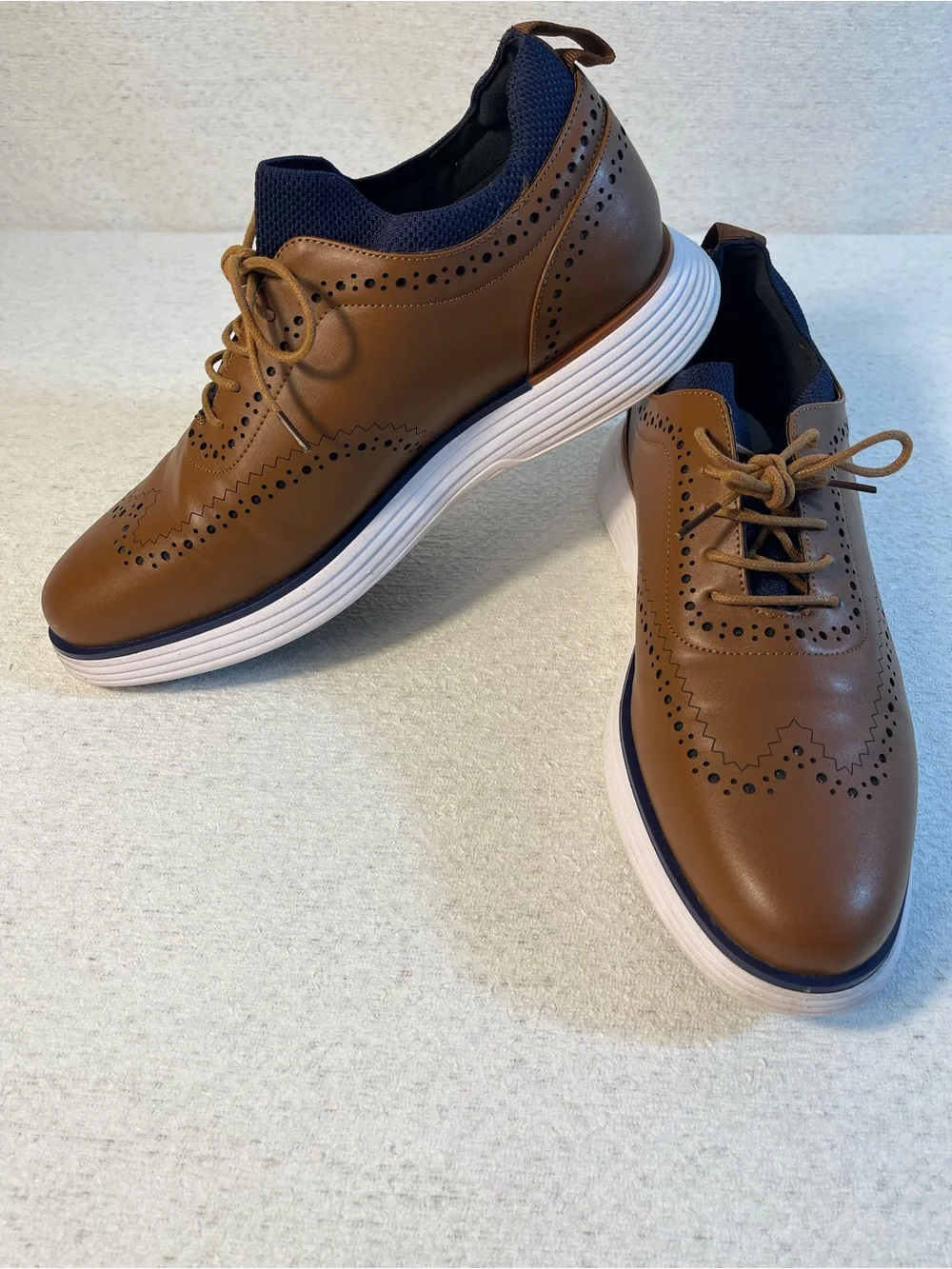 Bruno Marc Men's Oxford Casual Wingtip Brogue Non-Slip Size 11. SKU#0346